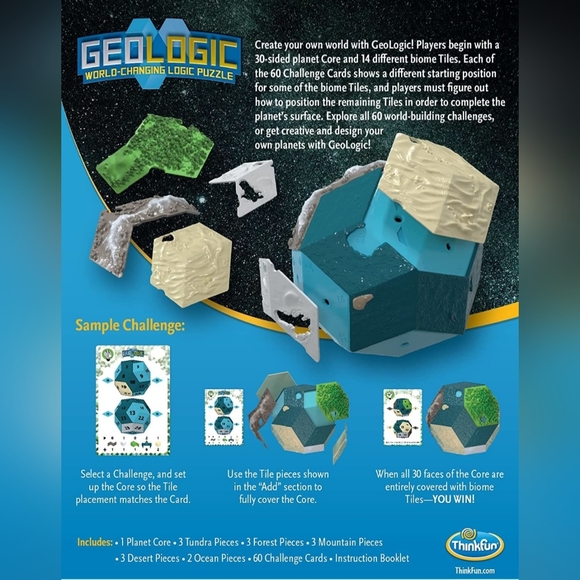 🆕 GeoLogic Puzzle Game!! - Picture 2 of 9